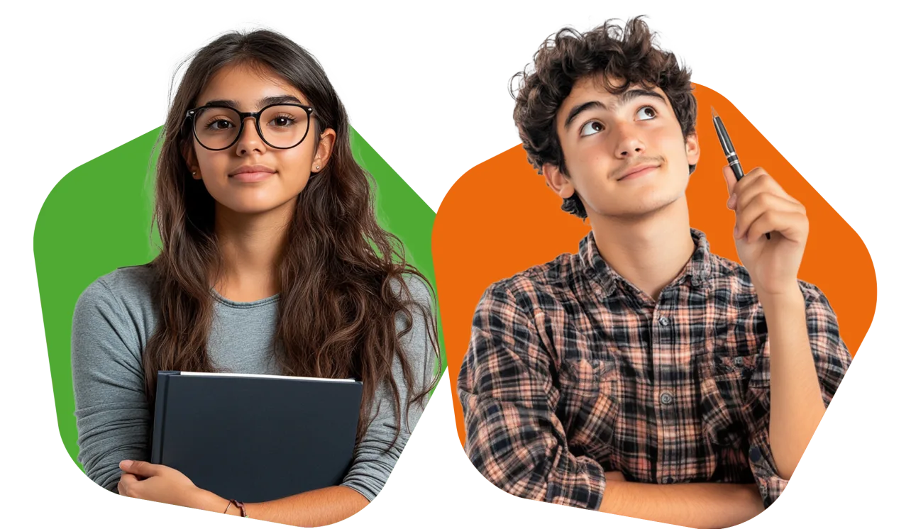 Alumnos estudiando en la academia Småland en el centro de Córdoba